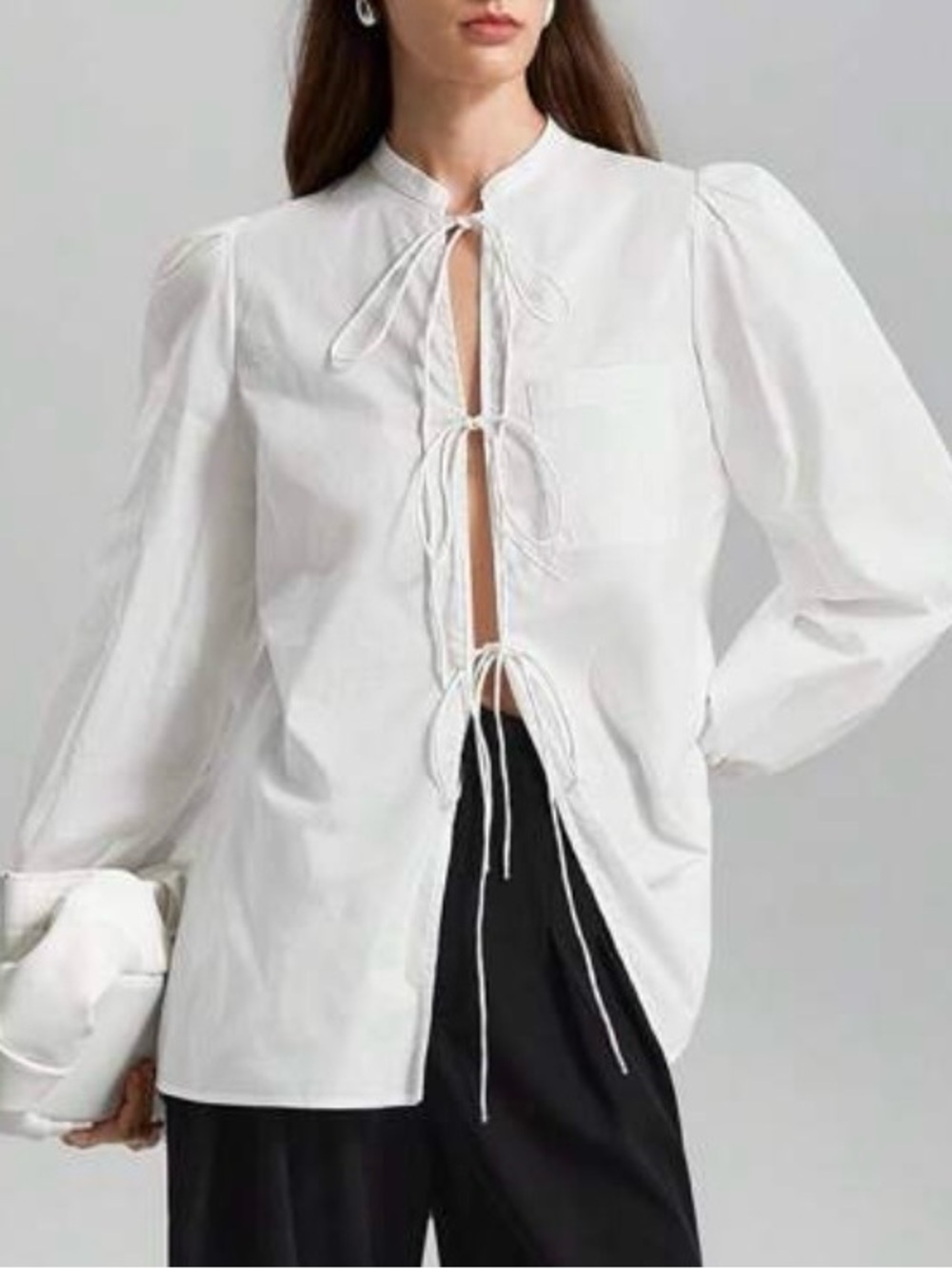Shein Tie Blouse
